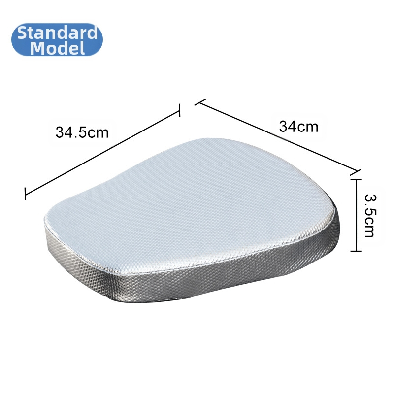 Povišena jastučnica za sjedalo za električna vozila s apsorpcijom udara, PVC + spužva, univerzalna prilagodba