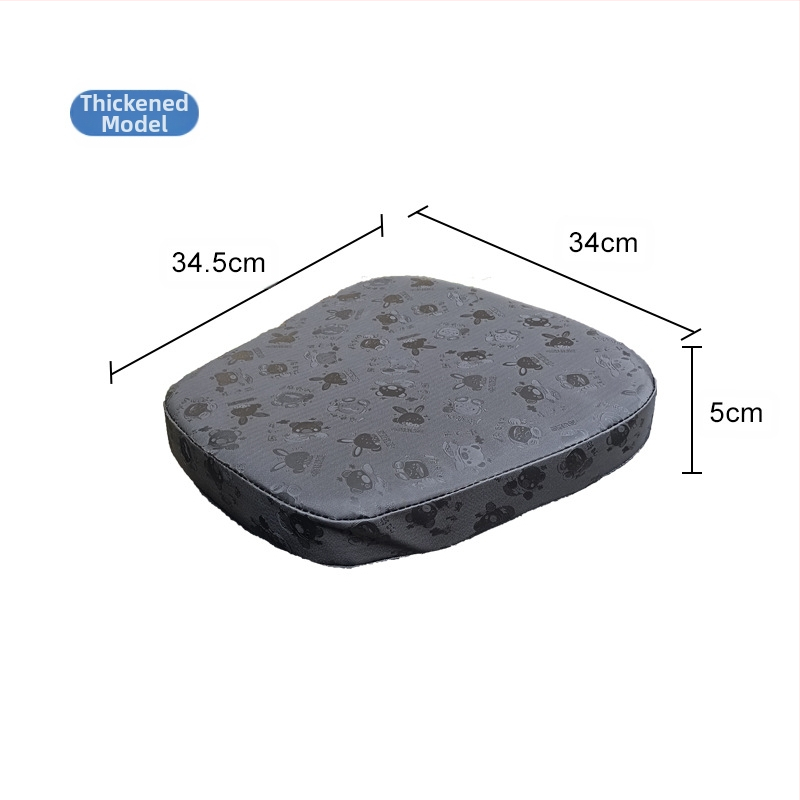 Povišena jastučnica za sjedalo za električna vozila s apsorpcijom udara, PVC + spužva, univerzalna prilagodba