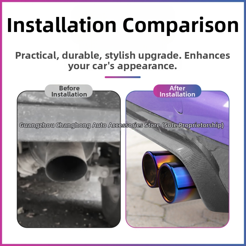 Изпускателна тръба с глушител, универсална, неръждаема стомана, задна секция, монтаж чрез завинтване