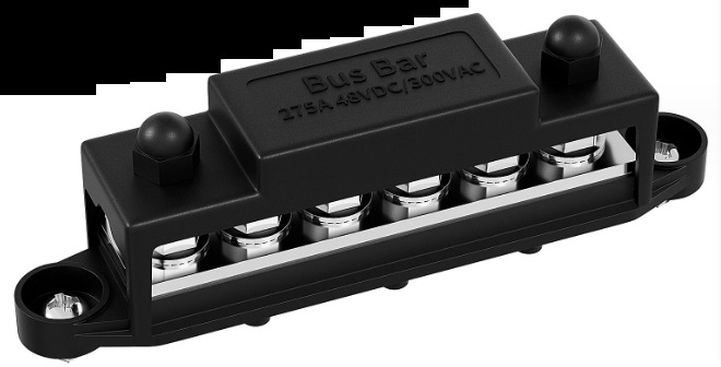 BB275 6-utas nagyáramú busbar sín hajókhoz, lakóautókhoz és autók elektromos rendszeréhez (250A/275A)