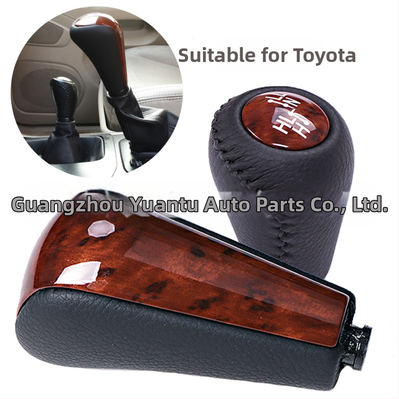 Δερμάτινος μοχλός αλλαγής ταχυτήτων για Toyota Prado LC120 2003-2009, αυτόματη μετάδοση, Kangmen Auto Parts