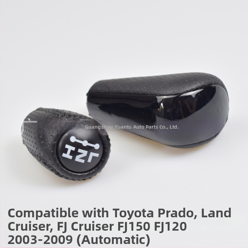 Δερμάτινος μοχλός αλλαγής ταχυτήτων για Toyota Prado LC120 2003-2009, αυτόματη μετάδοση, Kangmen Auto Parts