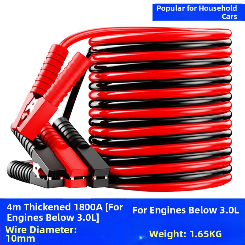 Auto kabel za pokretanje baterije s bakrenim vodičem, PVC izolacija, duljina 2-5 m, univerzalno