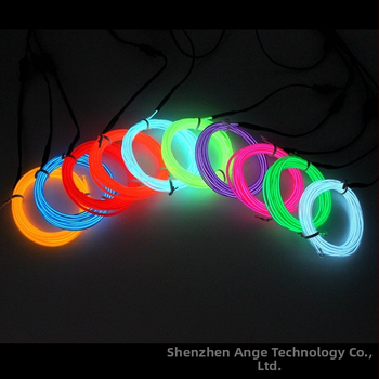 Brilliant EL φωτεινή γραμμή για ενδύματα — χειροποίητο, εξατομίκευση διαθέσιμη, φωτισμός περιβάλλοντος