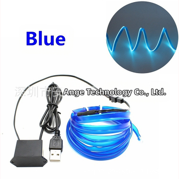 Brilliant EL φωτεινή γραμμή για ενδύματα — χειροποίητο, εξατομίκευση διαθέσιμη, φωτισμός περιβάλλοντος