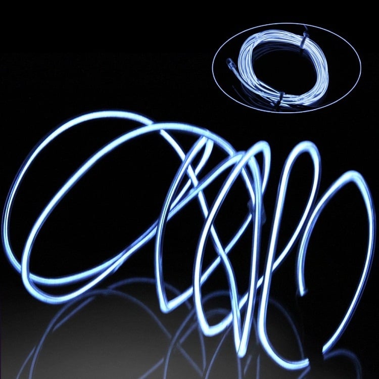 Brilliant EL šviesos linija drabužiams — rankų darbas, personalizavimas, aplinkos apšvietimas