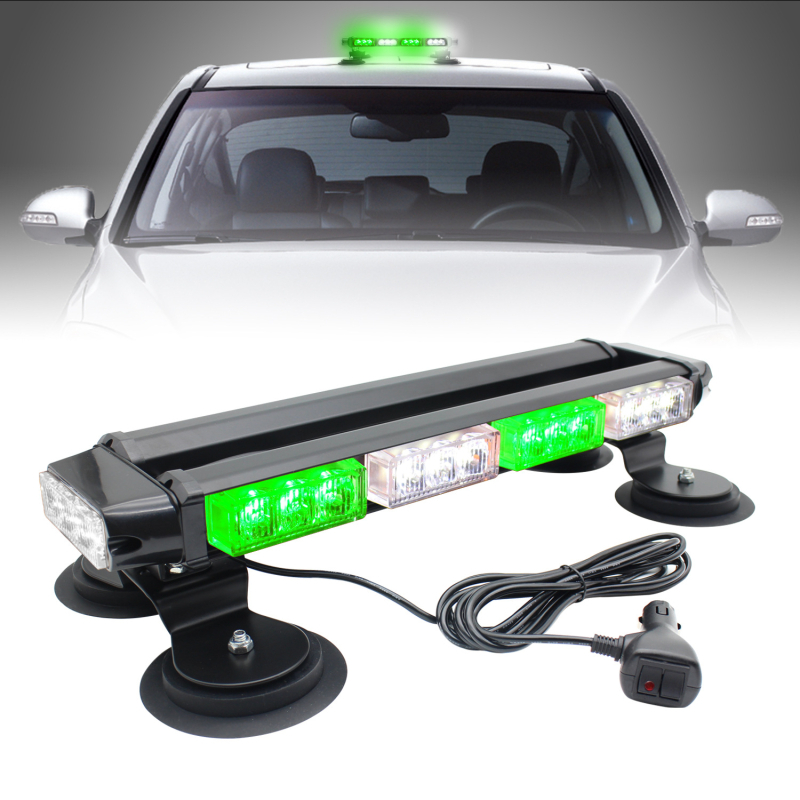 Bară LED strob de avertizare, 30LED, cu bază magnetică, 30W, 12-24V, carcasă din aluminiu