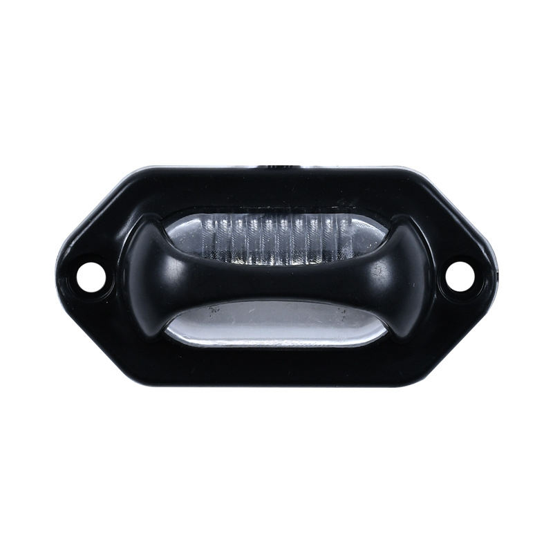 Kahekülgne numbrimärgi valgus veoautodele, LED, 24V, 5W, polükarbonaat