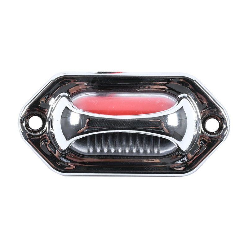 Kahekülgne numbrimärgi valgus veoautodele, LED, 24V, 5W, polükarbonaat