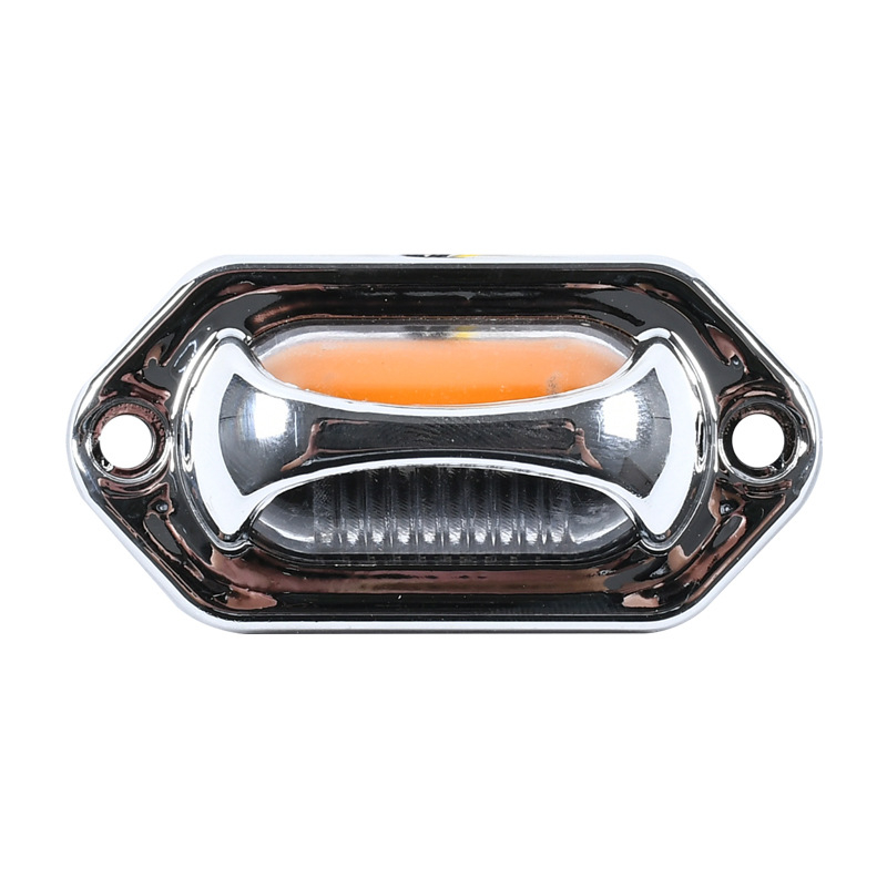 Kahekülgne numbrimärgi valgus veoautodele, LED, 24V, 5W, polükarbonaat