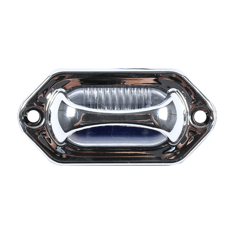 Kahekülgne numbrimärgi valgus veoautodele, LED, 24V, 5W, polükarbonaat