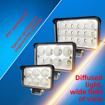 LED reflektor nehézgéphez Y32, 12V, 60W, 3000 lm, 6000K