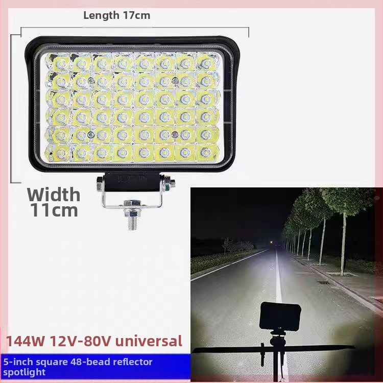 LED reflektor nehézgéphez Y32, 12V, 60W, 3000 lm, 6000K