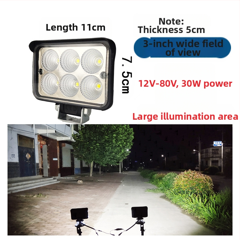 LED прожектор за тежка техника Y32, 12V, 60W, 3000 lm, 6000K