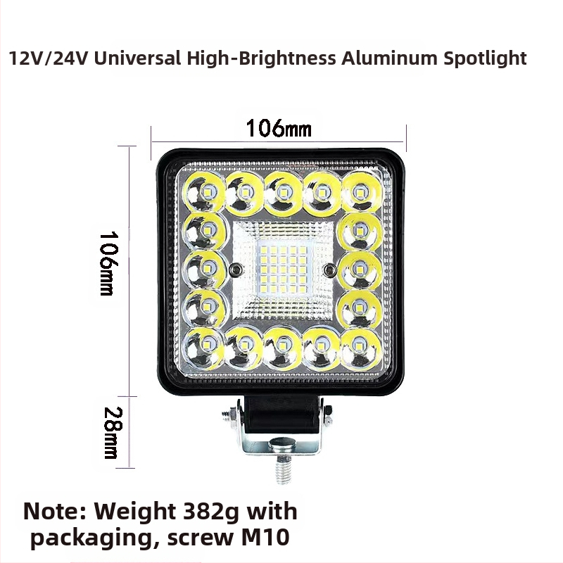 LED reflektor nehézgéphez Y32, 12V, 60W, 3000 lm, 6000K