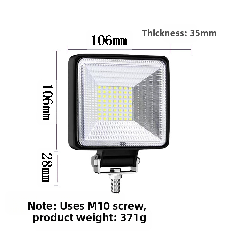 LED reflektor nehézgéphez Y32, 12V, 60W, 3000 lm, 6000K