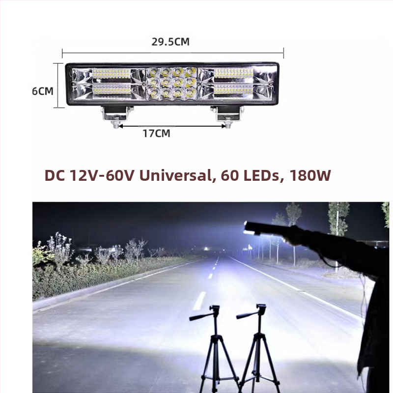 LED reflektor nehézgéphez Y32, 12V, 60W, 3000 lm, 6000K