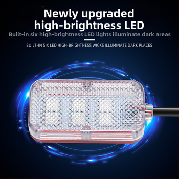 Εσωτερικό φως LED αυτοκινήτου για ατμόσφαιρα, τροφοδοσία USB, 12V, 15W, μοντέλο Square Foot Light, καθολική συμβατότητα