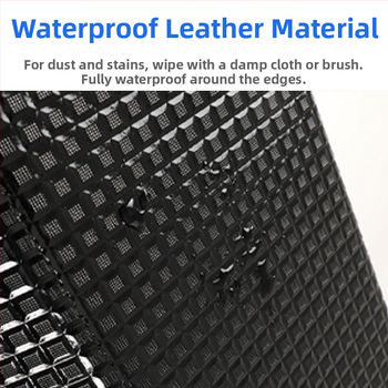 Δερμάτινη θήκη αποθήκευσης πορτμπαγκάζ αυτοκινήτου – πτυσσόμενη και αποσπώμενη, αδιάβροχη, προσαρμόσιμη