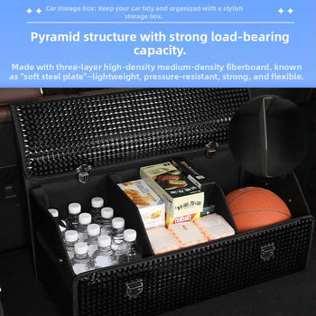 Δερμάτινη θήκη αποθήκευσης πορτμπαγκάζ αυτοκινήτου – πτυσσόμενη και αποσπώμενη, αδιάβροχη, προσαρμόσιμη