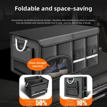 Θήκη αποθήκευσης πορτ-μπαγκάζ αυτοκινήτου, πτυσσόμενη, αδιάβροχο Oxford ύφασμα, προσαρμοζόμενη με εκτύπωση λογότυπου