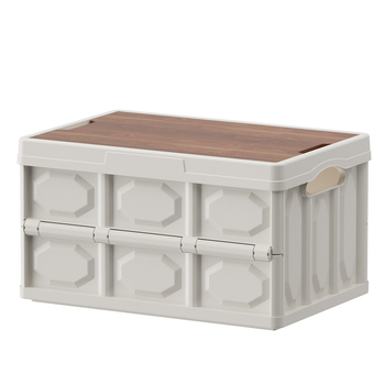 Πτυσσόμενο κουτί αποθήκευσης από PP, 45L, Μεγάλης χωρητικότητας, Πολλαπλών χρήσεων, Προστασία από σκόνη, Χωρίς εργαλεία εγκατάστασης