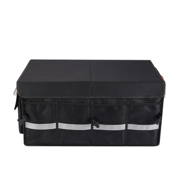 Κουτί αποθήκευσης πορτμπαγκάζ αυτοκινήτου, ύφασμα Oxford, αναδιπλούμενο, αδιάβροχο, προσαρμόσιμο με λογότυπο