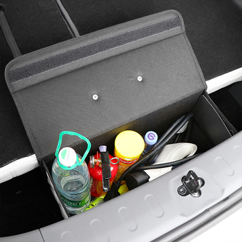 Δερμάτινο κουτί αποθήκευσης πορτ-μπαγκάζ με υφή κόκκων, εγκατάσταση με βύσμα