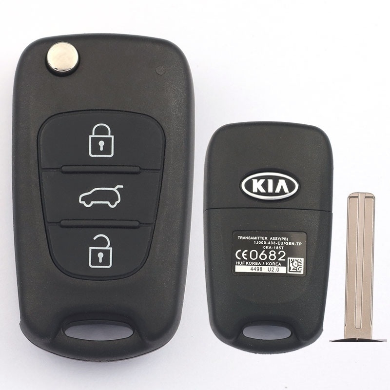 Carcasă de cheie la distanță pentru modelele Hyundai/Kia (i30, ix35, Rena, Sonata 8, Lion Run, Smart Run, K2K5) – carcasă din ABS, lamă de cheie din cupru, procesare personalizabilă, model 01, greutate 1