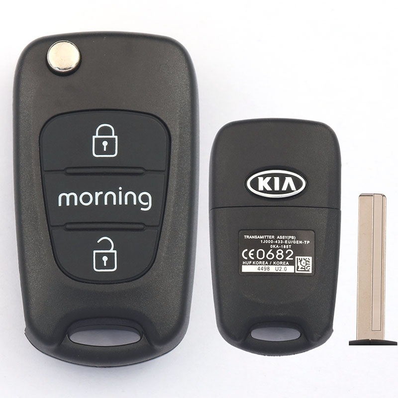 Carcasă de cheie la distanță pentru modelele Hyundai/Kia (i30, ix35, Rena, Sonata 8, Lion Run, Smart Run, K2K5) – carcasă din ABS, lamă de cheie din cupru, procesare personalizabilă, model 01, greutate 1