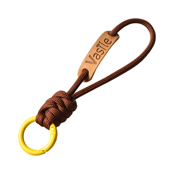 Телефонна каишка с геометрична висулка от кравешка кожа, полиестерен шнур, метална катарама, унисекс стил Инс