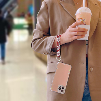 Hiedin αλυσίδα κλειδιών από υφασμάτινο ιμάντα – μοντέρνο στυλ τέχνης, ελαφριά και ανθεκτική, ατομική συσκευασία