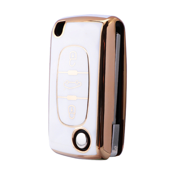 Калъф за ключ Peugeot D11J3, TPU, прост стил, YHC