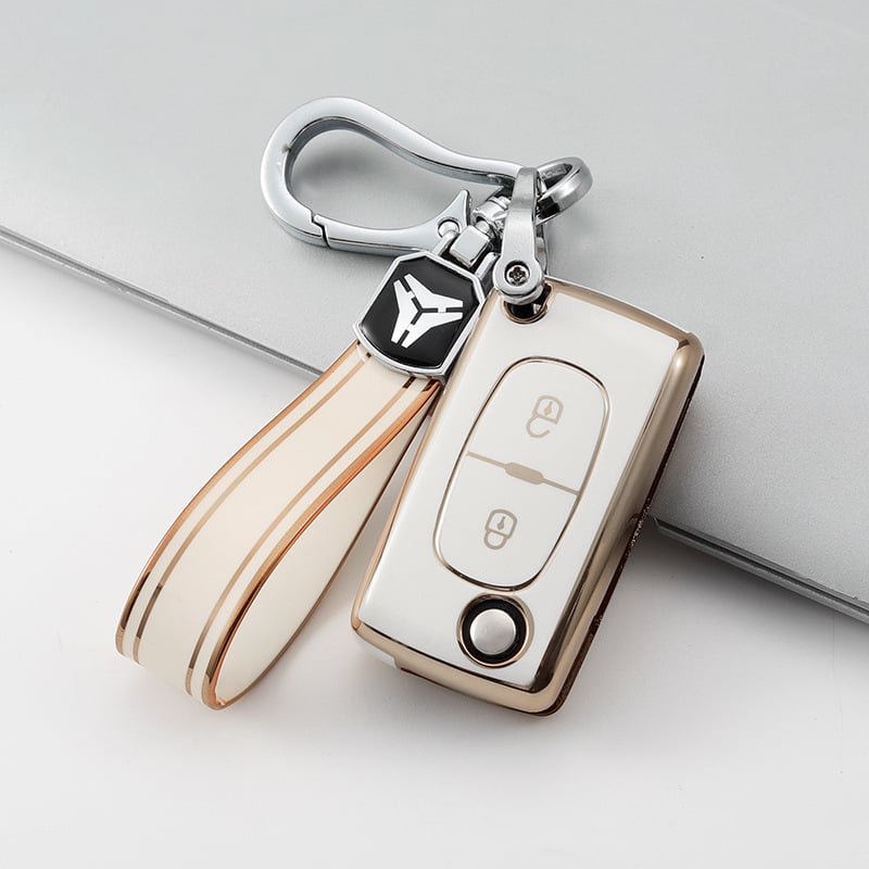 Futrola za ključ Peugeot D11J3, TPU, jednostavan stil, YHC
