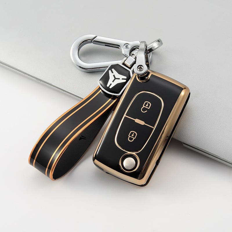 Futrola za ključ Peugeot D11J3, TPU, jednostavan stil, YHC