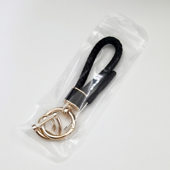 Κλειδοθήκη με πλεγμένο σκοινί, αντι-χάσιμο, μεταλλική, ελαφρύς πολυτελής σχεδιασμός, προσωποποιημένος για κλειδιά αυτοκινήτου και τσάντες