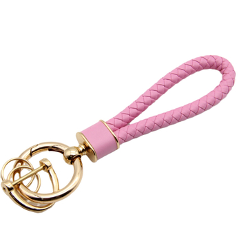 Κλειδοθήκη με πλεγμένο σκοινί, αντι-χάσιμο, μεταλλική, ελαφρύς πολυτελής σχεδιασμός, προσωποποιημένος για κλειδιά αυτοκινήτου και τσάντες