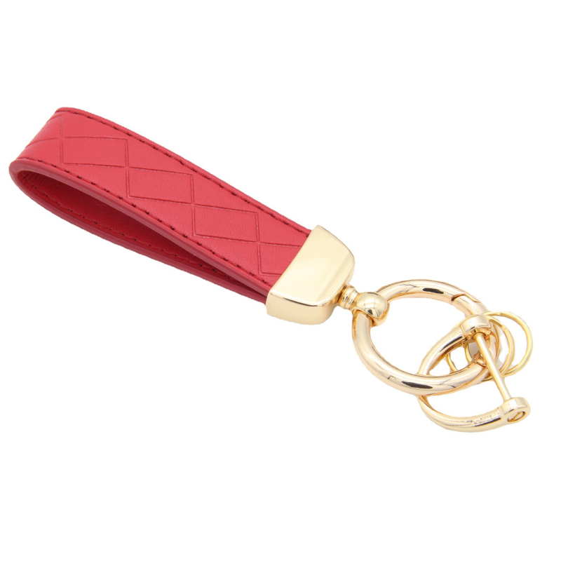 Ключодържател за автомобил, цинкова сплав, диамантено релефен модел, стил лайт лукс, съвместим с Mercedes-Benz, BMW, Audi, Volkswagen