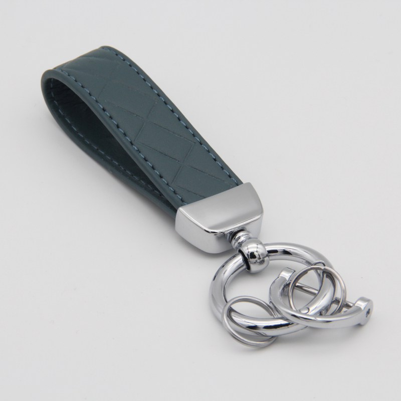 Ключодържател за автомобил, цинкова сплав, диамантено релефен модел, стил лайт лукс, съвместим с Mercedes-Benz, BMW, Audi, Volkswagen