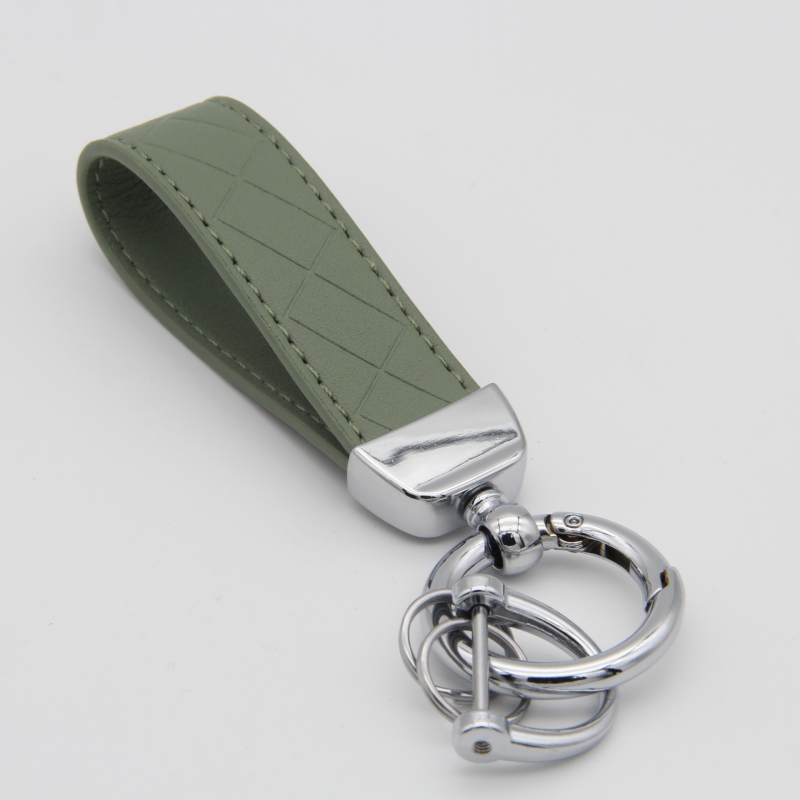 Ключодържател за автомобил, цинкова сплав, диамантено релефен модел, стил лайт лукс, съвместим с Mercedes-Benz, BMW, Audi, Volkswagen