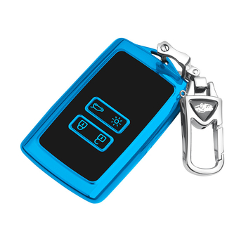 Renault Espace/TCe 300 TPU калъф за ключ със скоба, прост стил