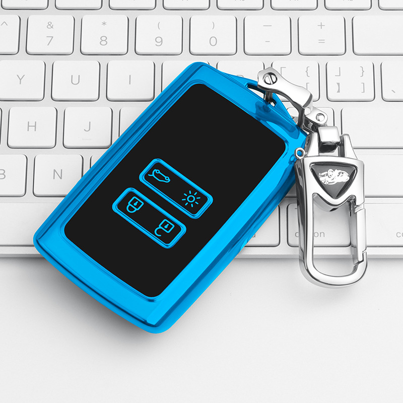 Renault Espace/TCe 300 TPU atslēgu vāciņš ar sprādzi, vienkāršs stils