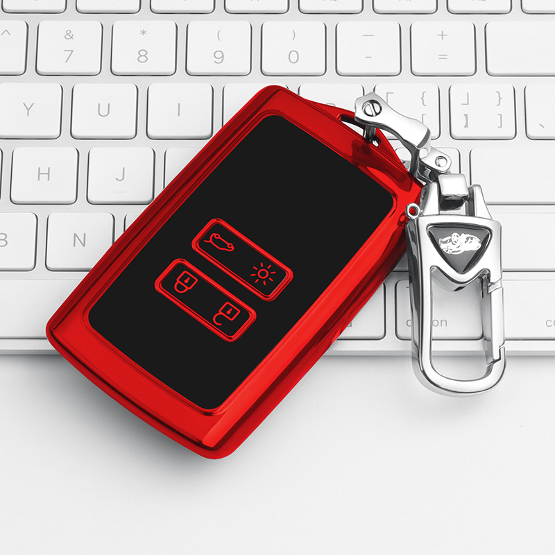 Renault Espace/TCe 300 TPU atslēgu vāciņš ar sprādzi, vienkāršs stils