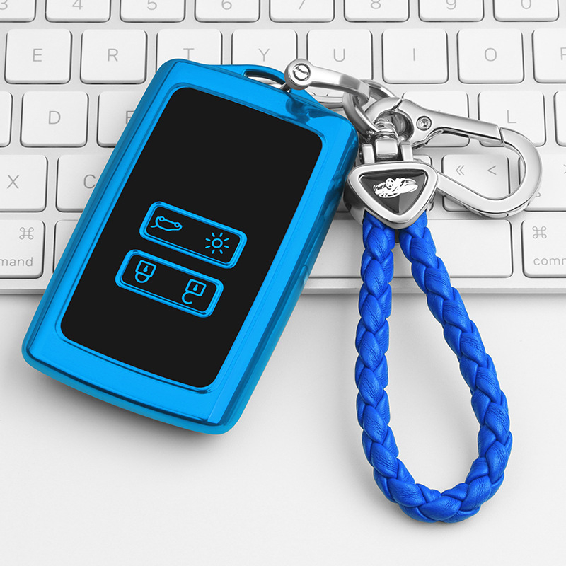 Renault Espace/TCe 300 TPU atslēgu vāciņš ar sprādzi, vienkāršs stils