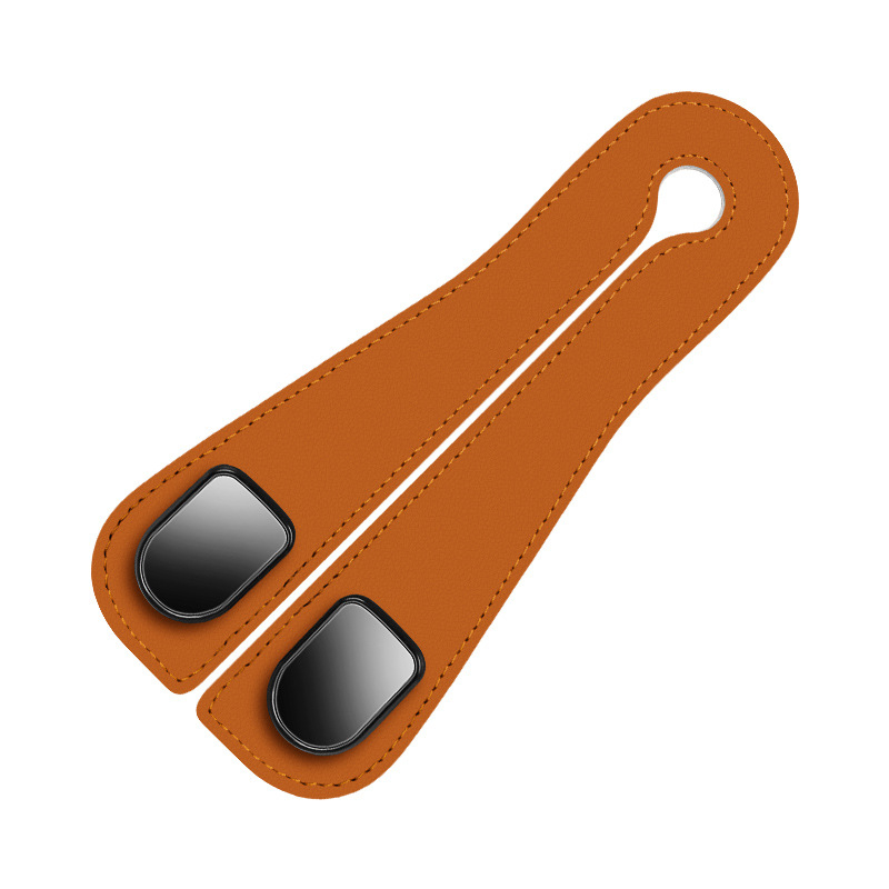 Скрит органайзер за облегалката на задния ред с двойна кука и метални куки — държач за телефон и място за съхранение, материал микрофибърна кожа + ABS