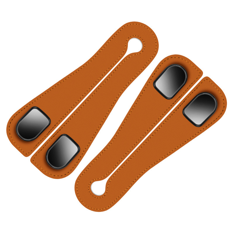 Скрит органайзер за облегалката на задния ред с двойна кука и метални куки — държач за телефон и място за съхранение, материал микрофибърна кожа + ABS