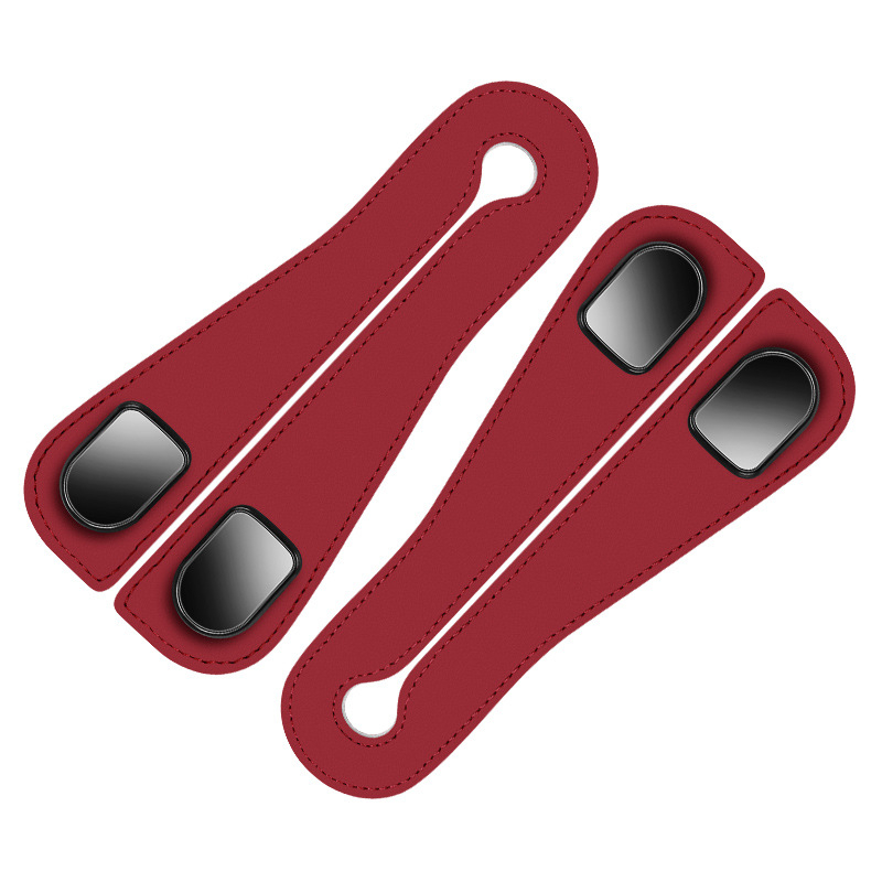 Скрит органайзер за облегалката на задния ред с двойна кука и метални куки — държач за телефон и място за съхранение, материал микрофибърна кожа + ABS