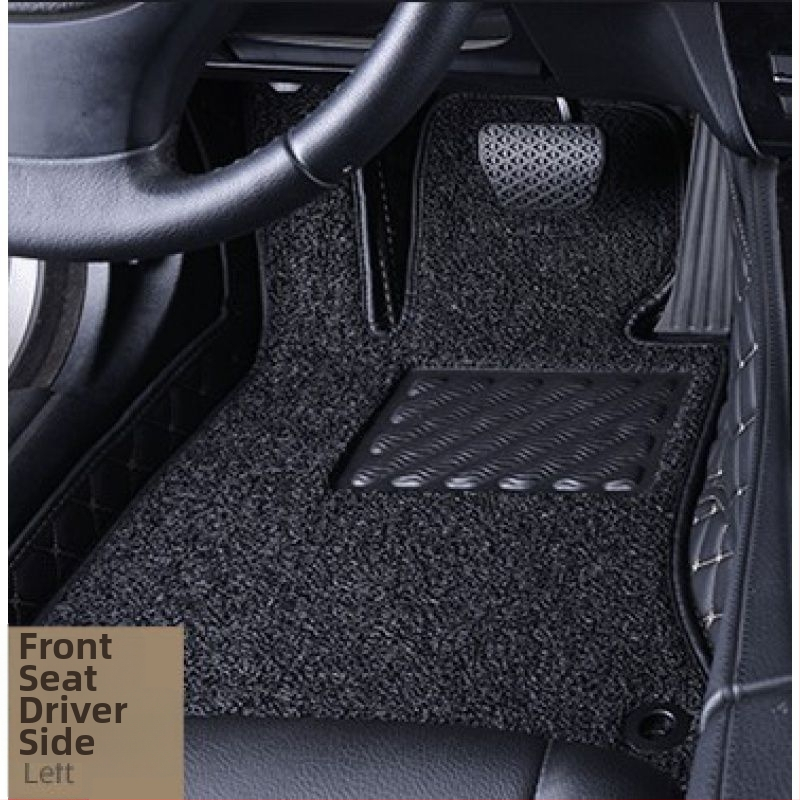 Кожена подложка за пода на автомобил, шофьорска страна, печатано лого, Peugeot 301