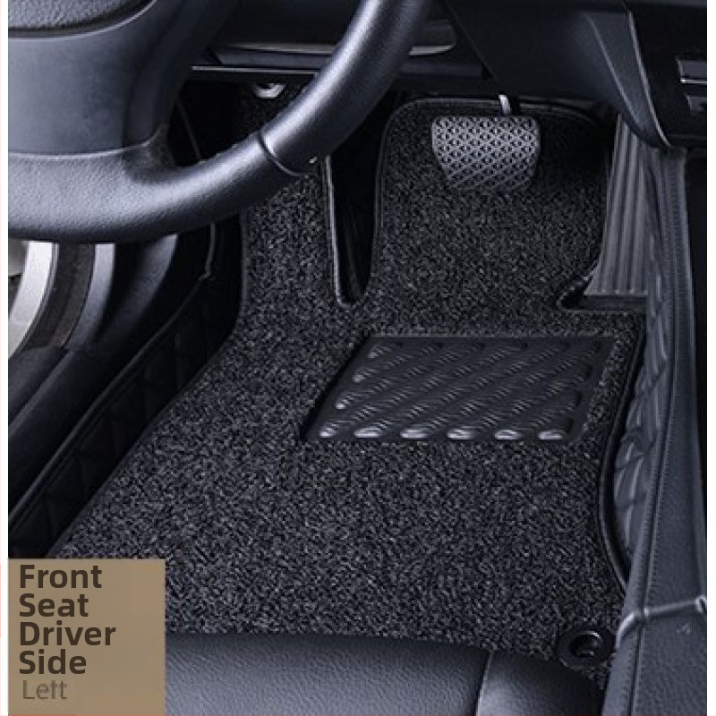 Ādas automašīnas grīdas paklājs vadītājam, ar drukātu logotipu, Peugeot 301