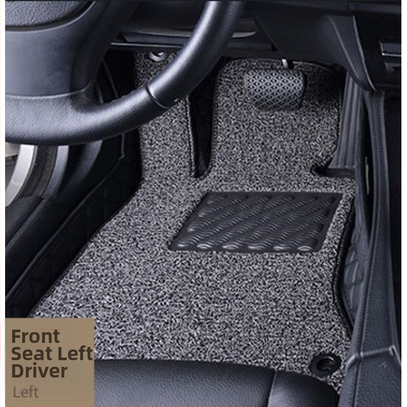 Ādas automašīnas grīdas paklājs vadītājam, ar drukātu logotipu, Peugeot 301